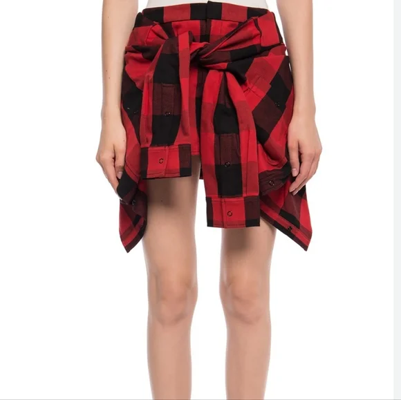 Kids Checked Fake Two Plaid Shirt Pants unisex JFORJUNIOR - Picture 14 of 14